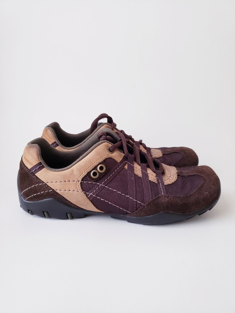 Aldo Brown And Tan Suede Sneakers